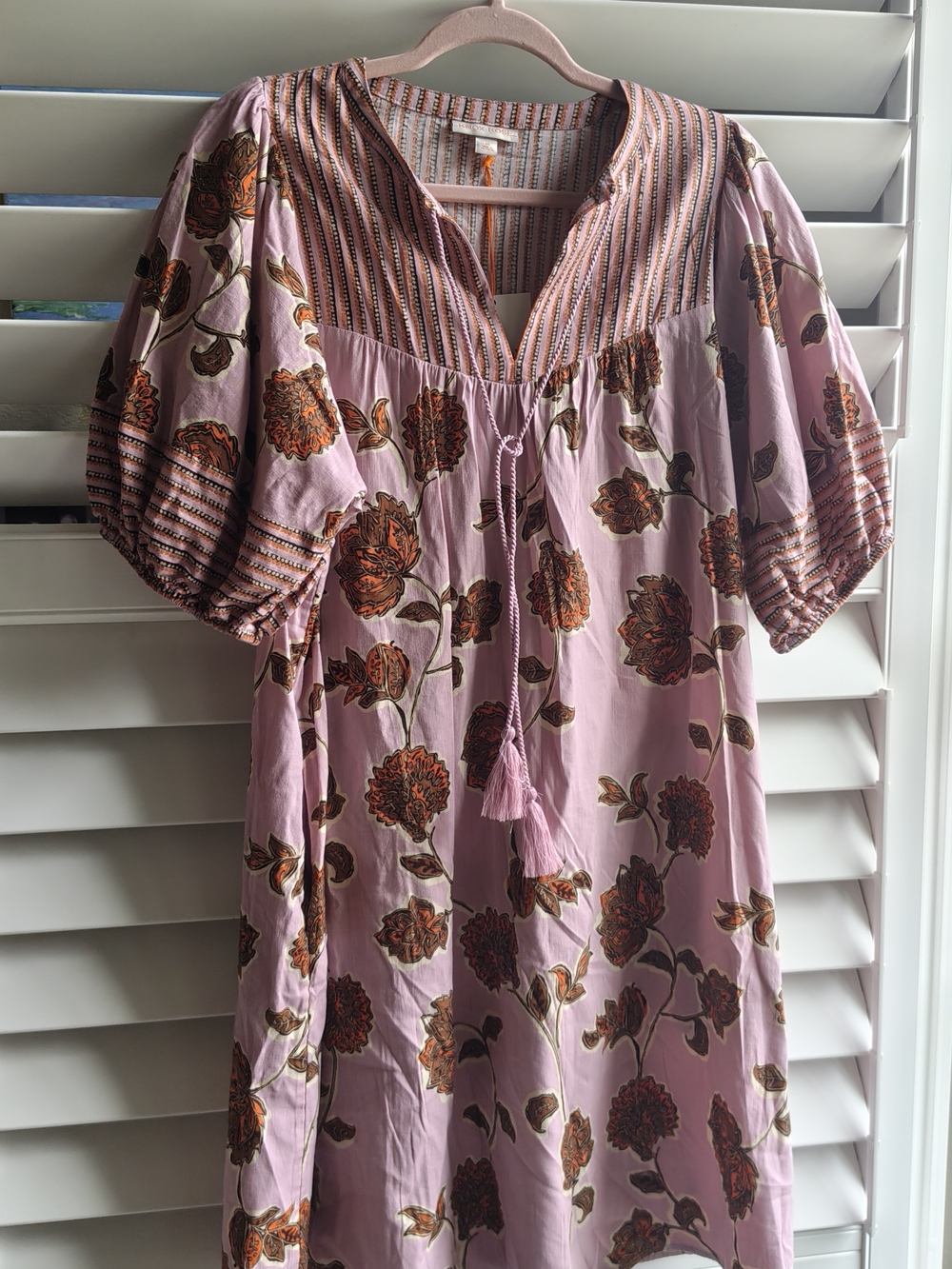 Knox Rose | Pink and Orange Striped Floral Sundress